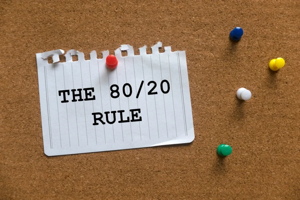 reguła 80 na 20